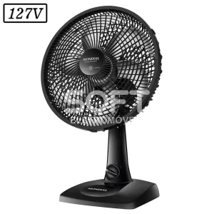 VENTILADOR MONDIAL VSP30B SUPER POWER 30CM 6 PAS 3 VEL 127V PRETO