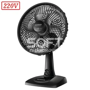 VENTILADOR MONDIAL VSP30B SUPER POWER 30CM 6 PAS 3 VEL 220V PRETO