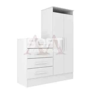 COMODA 4G 2P. ABRIR RODIAL PAMPA BRANCO 1CO2425