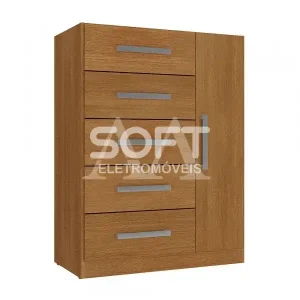 COMODA 5G 1P. ABRIR RODIAL CORAIS CINAMOMO 50CO1523