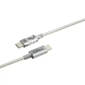 CABO INTELBRAS USB/C 1,5MM NYLON BRANCO EUCC 15NB