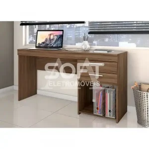ESCRIVANINHA NOTAVEL MESA OFFICE 2G NOGAL TREND