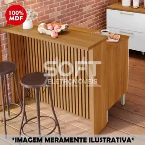 ILHA NESHER  120CM FREIJO /FREIJO 500439