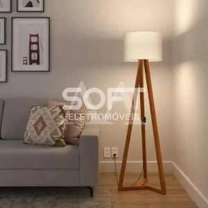 LUMINARIA DE CHAO TEBARROT CLASSIC OFF WHITE/NATURE