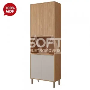 PANELEIRO MGM TORRE QUENTE 4P ABRIR P/ 1 FORNO DIVINA 70CM FREIJO/OFF