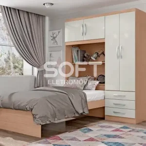 ROUPEIRO 4P. ABRIR 3G C/ CAMA MX LISBOA HAVANA / OFF WHITE