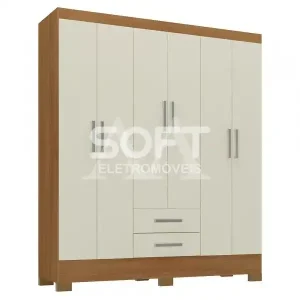 ROUPEIRO 6P. ABRIR 2G RODIAL NATAL CINAMOMO/OFF WHITE 51GR6223