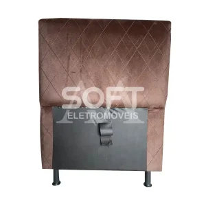 CABECEIRA DE SOLTEIRO LIFESPUMA JADE MARROM