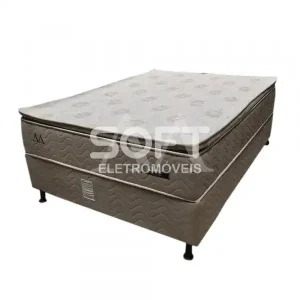 CJ BASE BOX/COLCHAO MOLAS ENSACADAS 138X188X74 DESIGN DREAM MAX C/ PIL