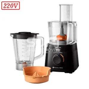 MULTIPROCESSADOR PHILIPS WALITA POWERCHOP 2 VEL 600W 220V PRETO