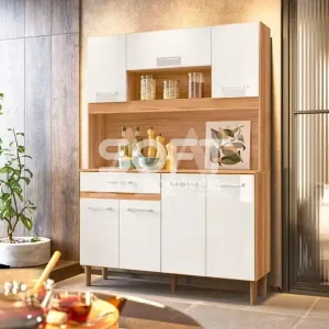 KIT 7P 1G NICIOLI MAGAZIN 120 FREIJO/OFF WHITE CRISTAL