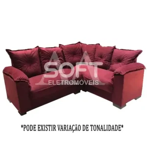 ESTOFADO LIFESPUMA LUGARES PAULINHA CANTO VINHO