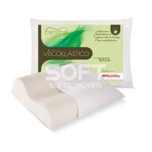 TRAVESSEIRO RECONFLEX VISCO CERVICAL 45X65