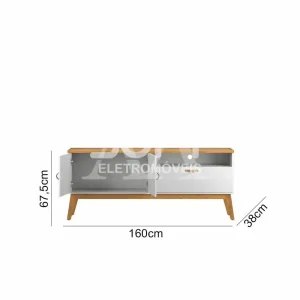 RACK BANCADA PATRIMAR SIRIUS 1.6 OFF WHITE/CINAMOMO