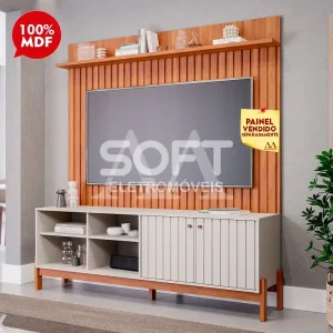 RACK BANCADA PERMOBILI HOLANDA 1.85 OFF WHITE/CINAMOMO