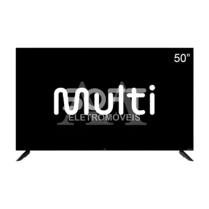 SMART TV MULTILASER TL059M DLED 4K 50" ROKU 4 HDMI 2 USB WIFI INTEGRAD
