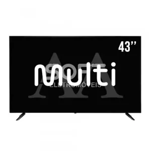 SMART TV MULTILASER TL056M DLED 43" ROKU 3 HDMI 2 USB WIFI INTEGRADO