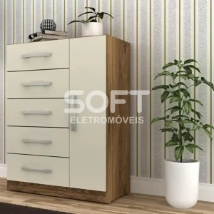 COMODA 5G 1P. ABRIR RODIAL CORAIS NATURE/OFF WHITE 41CO1522