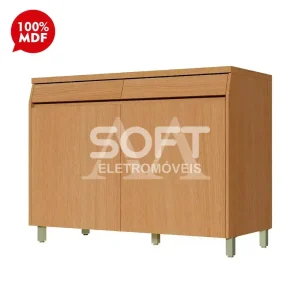 BALCAO NESHER 2P 2G SIMONE MENDES 120CM CARVALHO 500963