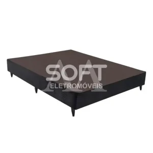 BASE BOX 138X188X30 ORTOBOM SOMMIER CAMURCA PRETO