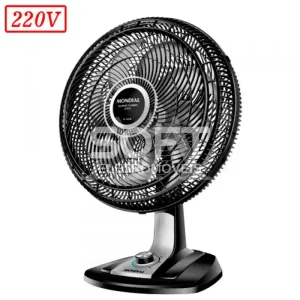 VENTILADOR MONDIAL VTX-40-8P SUPER TURBO 40CM 8 PAS 3 VEL 220V PRETO