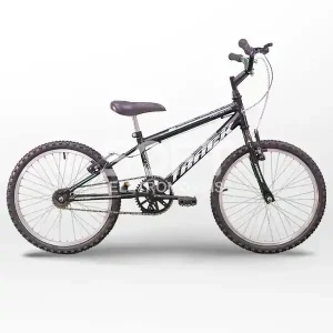 BICICLETA TK3 TRACK COMETA ARO 20 S/MARCHA PRETO/BRANCO