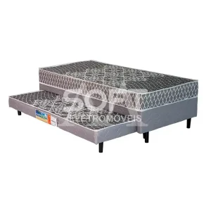 CAMA BOX D28 88X188X53 BELLABAHIA MARAU C/AUXILIAR