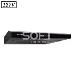 DEPURADOR AR SUGGAR SLIM 60CM 3 VEL 127V PRETO