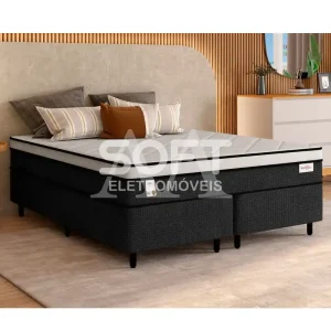 CJ BASE BOX/COLCHAO D26 158X198X72 PLUMATEX SMARTFLEX BLACK