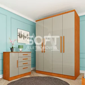 ROUPEIRO 4P. ABRIR 2G TCIL AMSTERDAM C/ PES CINAMOMO / OFF WHITE