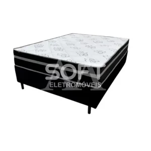 CJ BASE BOX 138X188X56 TOPAZIO PERSONALITE PRETO MOLAS ENSACADAS