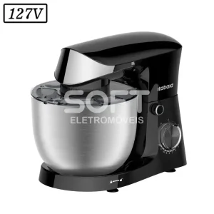 BATEDEIRA ITATIAIA BPMID1003 MIDI 1 TIGELA 12 VEL 1000W 127 INOX/PRETO
