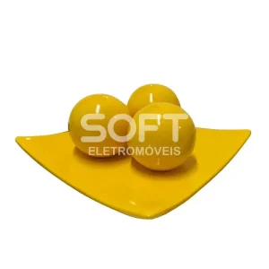 FRUT QUADRADA PQ CERAMICA AMARELO