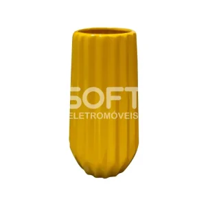 VASO CERAMICA QUARTZO P AMARELO