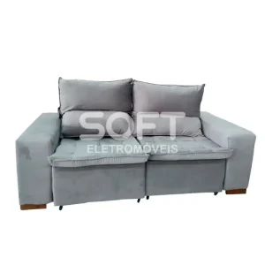 ESTOFADO BOMFLEX CHILE RETRATIL AREIA VELUDO ASTECA 03