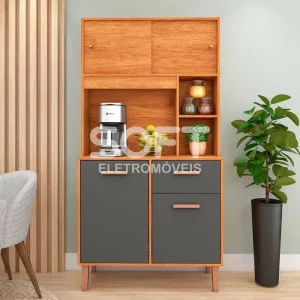 KIT 4P 1G FELLICCI DALIA 90 CINAMOMO/GRAFITE