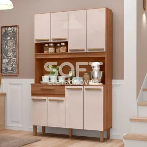 KIT 8P 1G DACHERI VALPARAISO 1.20 FREIJO / BAUNILHA