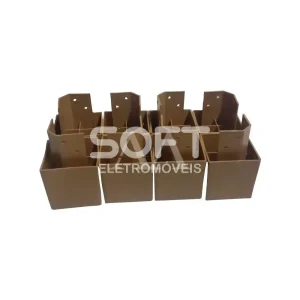 KIT LOPAS PES PADRAO C/8 PLASTICO AMENDOA CLEAN