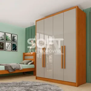 ROUPEIRO 4P. ABRIR 2G TCIL DINAMARCA C/ PES CINAMOMO / OFF WHITE