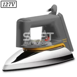 FERRO DE PASSAR PHILIPS WALITA HD1172/82 SECO 127V CINZA