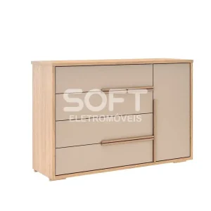 COMODA SAPATEIRA CONCEPT PUX PERFIL HANOVER 4GAV 1PT FENDI LISO