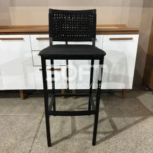 BANQUETA PAONANDA MADRI C/CORDA PRETO FOSCO