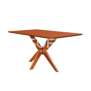 MESA AGN ANNA RETANGULAR 116X80 TAMPO LAMINADO MADEIRA