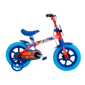BICICLETA TK3 TRACK ARCO IRIS ARO 12 INFANTIL S/MARCHA VERMELHO/AZUL