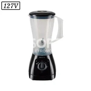 LIQUIDIFICADOR AGRATTO FORZA LQLF-01 LEITOSO 850W 2 VEL 127V PRETO