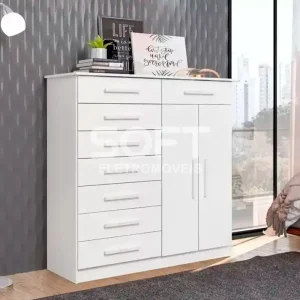 COMODA 8G 2P. ABRIR ALBATROZ NEW VERONA BRANCO