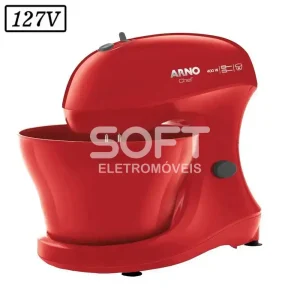 BATEDEIRA ARNO CHEF SM02 1 TIGELA 400W 5 VEL 127V VERMELHA