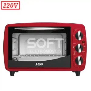 FORNO ELETRICO ARNO AIRFRY FOR3 20L 1400W 220V VERMELHO