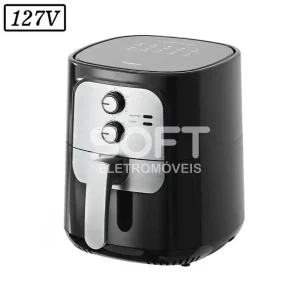 FRITADEIRA 5,5L GAABOR AIR FRYER VINTAGE AF-65M01AS 1400W 127V PRETO/P