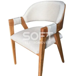 CADEIRA SOMAR VIENA MEL 414 LINHO GELO